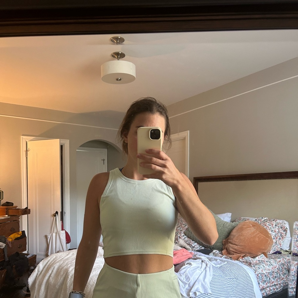 Ribbed Softstreme Cropped Tank Top